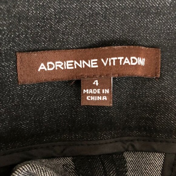 Adrienne Vittadini Womens Gray Trousers Size 4 - Picture 8 of 9